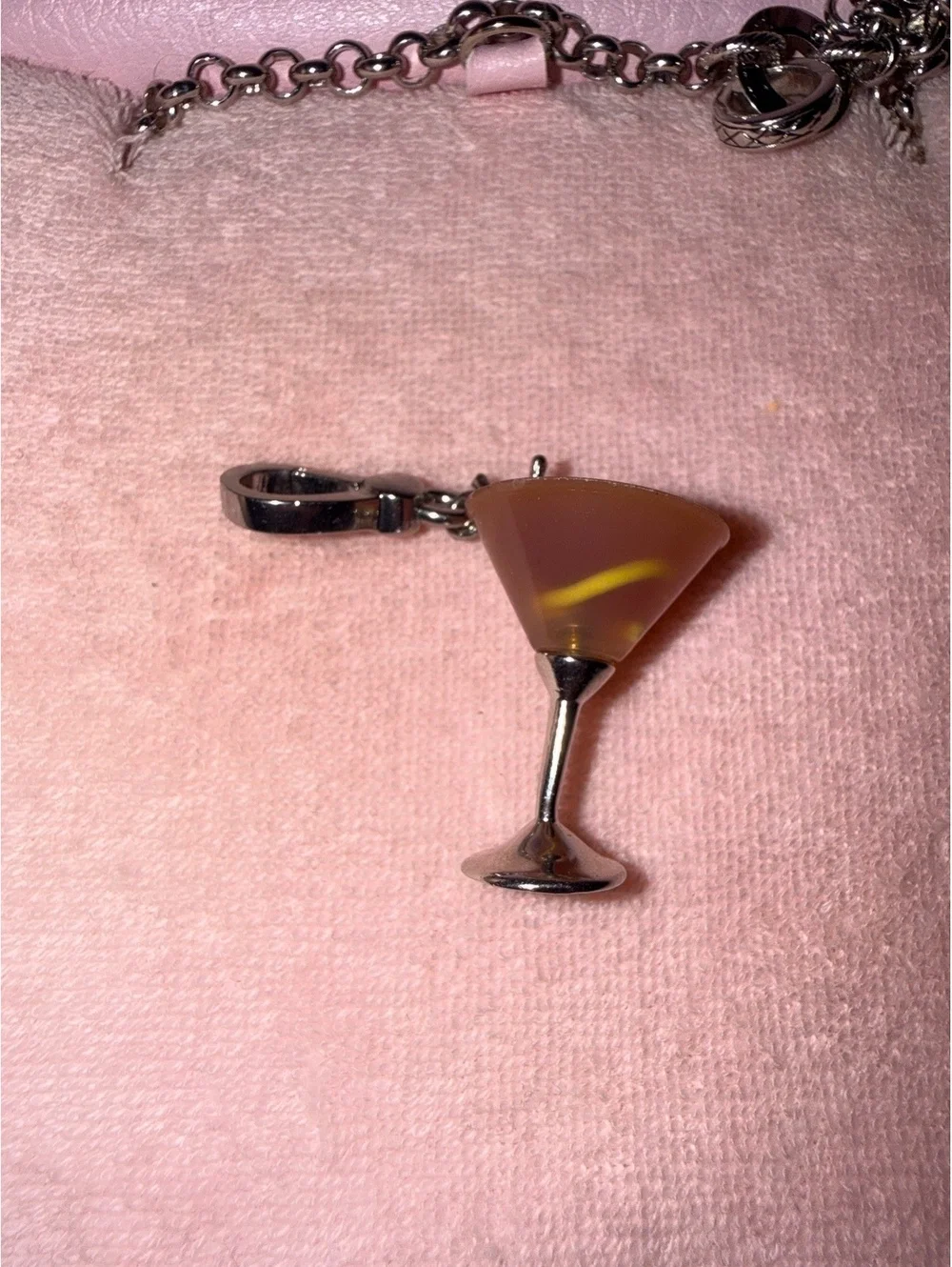 Juicy couture martini charm